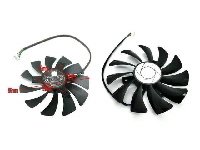 85mm 4-Pin HA9010H12SF-Z Replacement Video Card Cooler Fan: $34.41