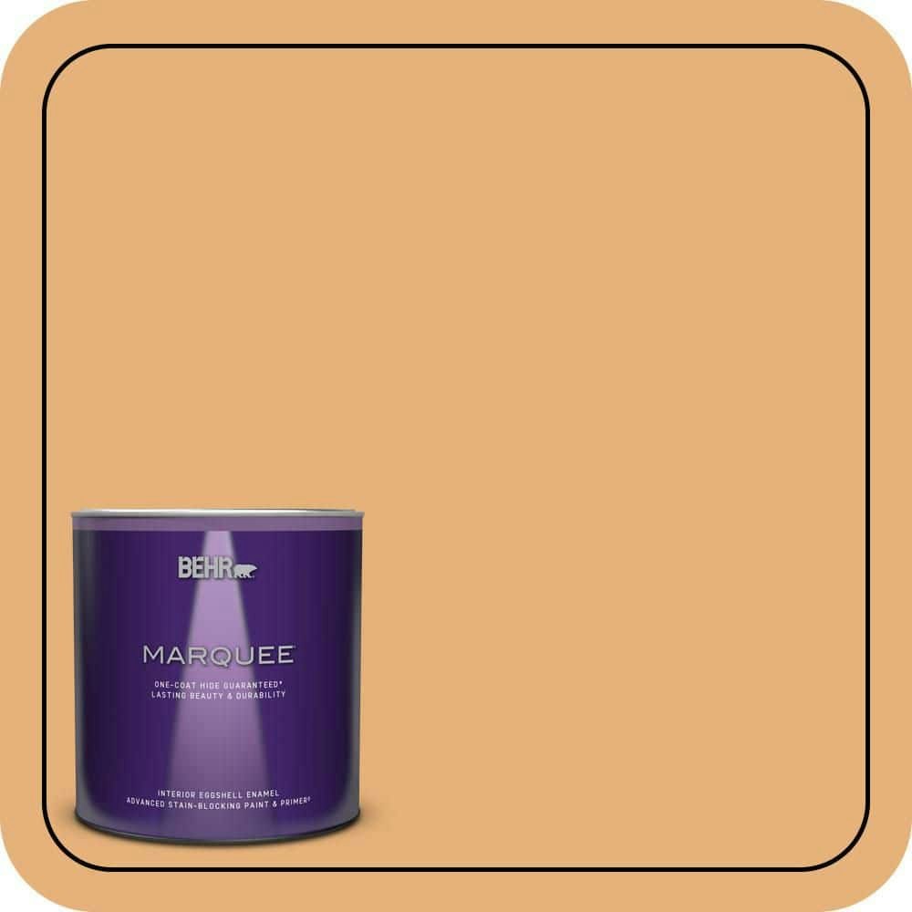 Behr Squash Bisque Eggshell Interior Paint and Primer 1-Quart: $27.98