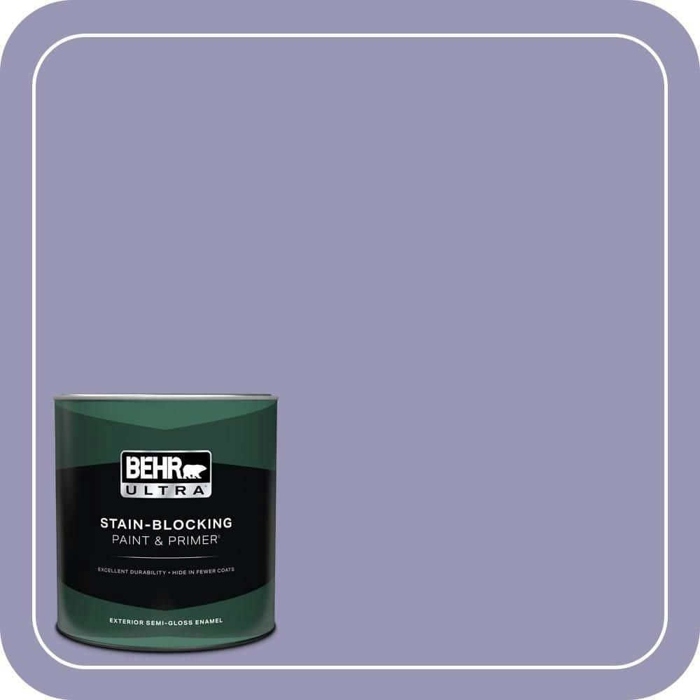 Behr June Berry Semi-Gloss Exterior Paint & Primer 1-Quart: $30.98 Behr June Berry Semi-Gloss Exterior Paint & Primer 1-Quart: $30.98