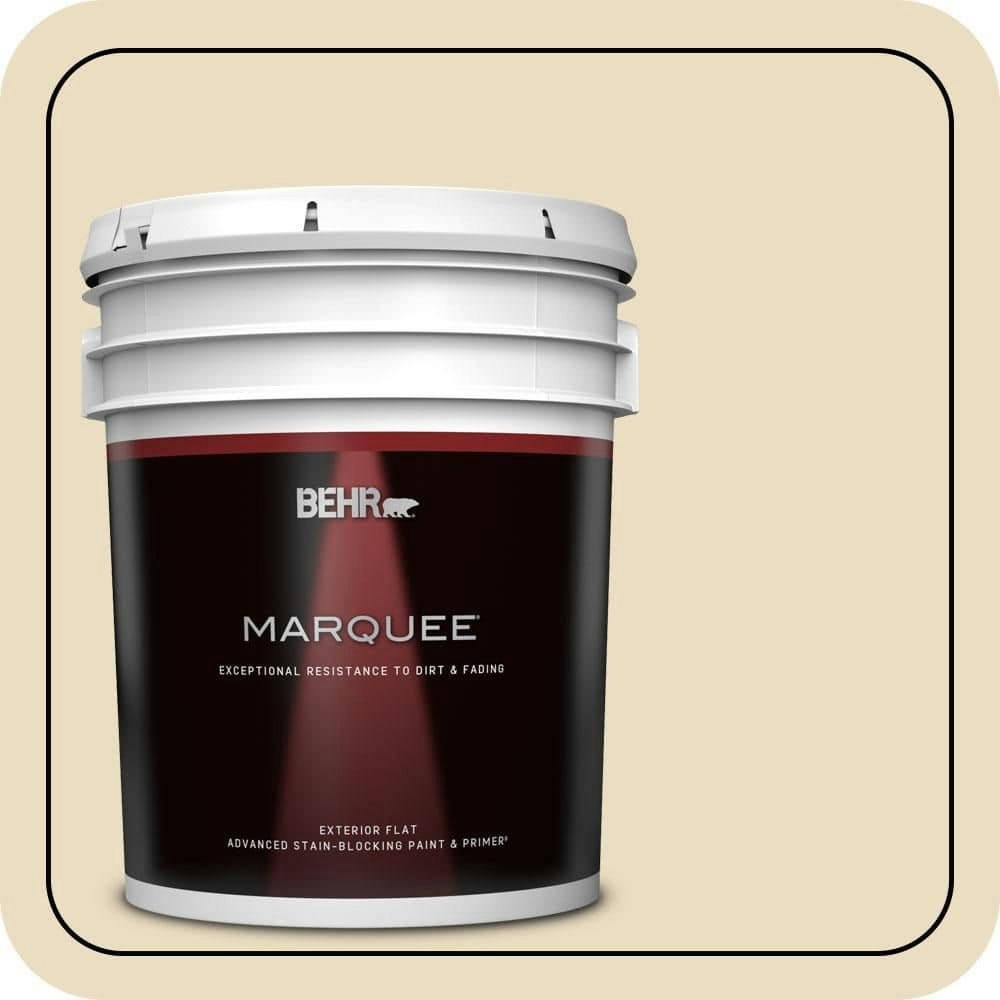 Ecru Flat Exterior Paint and Primer 5-Gallon: $315