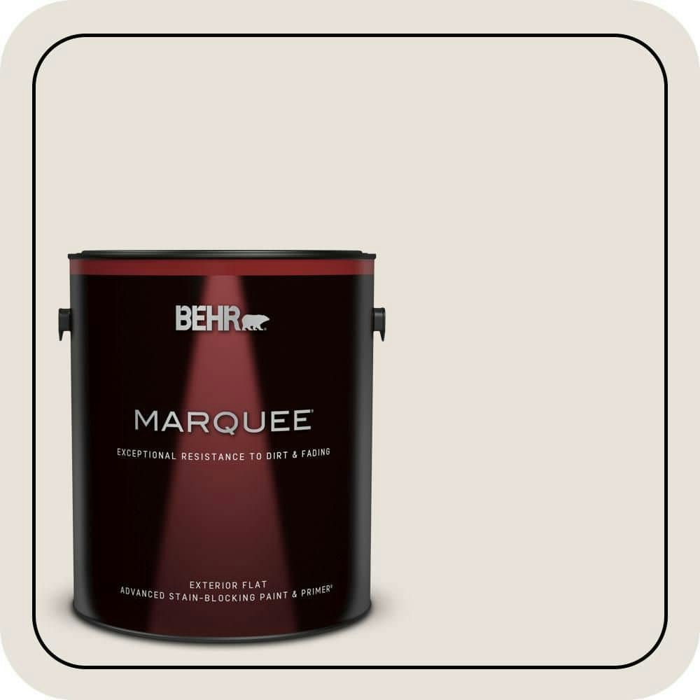 Behr Barely Brown Flat Exterior Paint and Primer 1-Gallon: $67.98 Behr Barely Brown Flat Exterior Paint and Primer 1-Gallon: $67.98