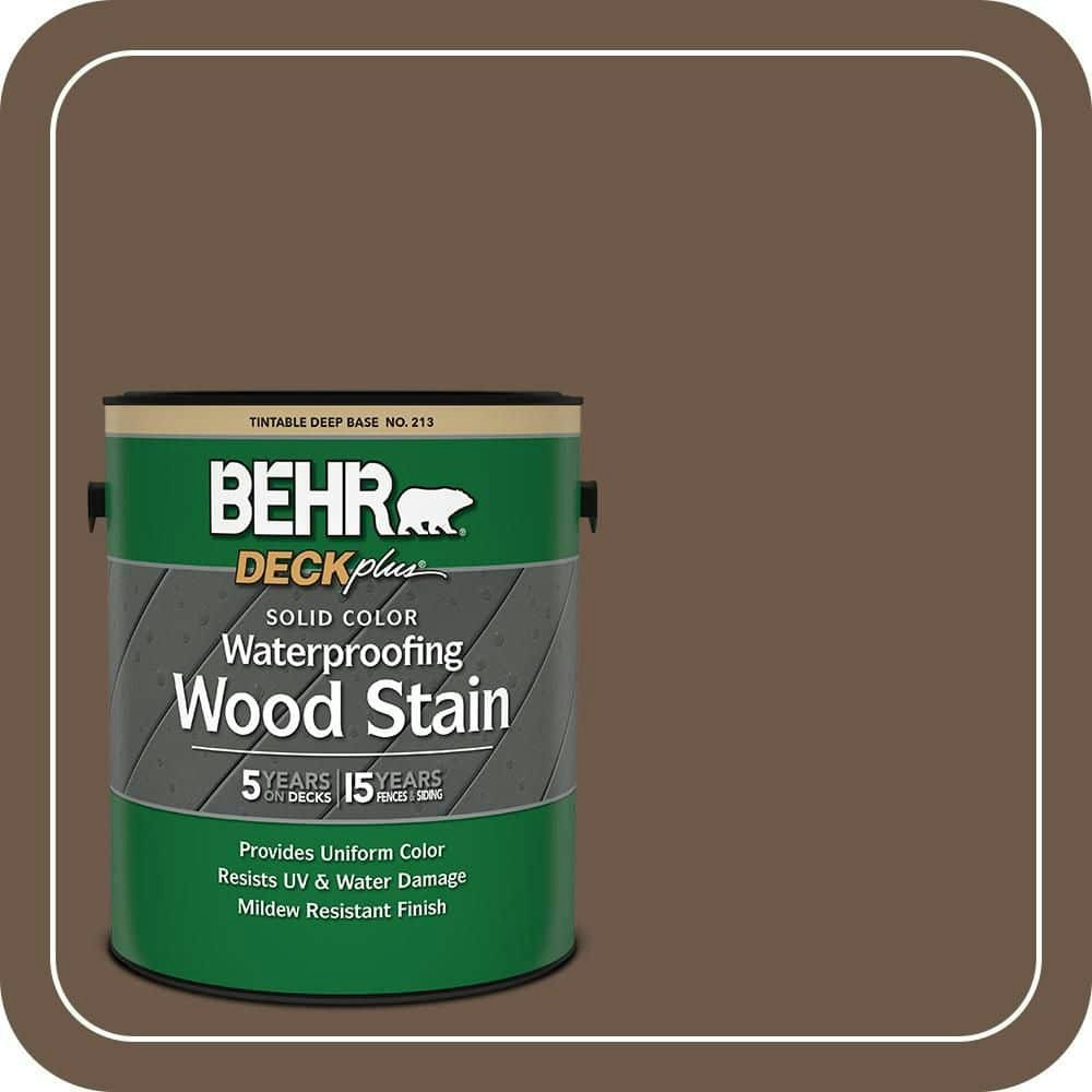 Rustic Tobacco Solid Color Waterproofing Exterior Wood Stain 1-Gallon: $40.98