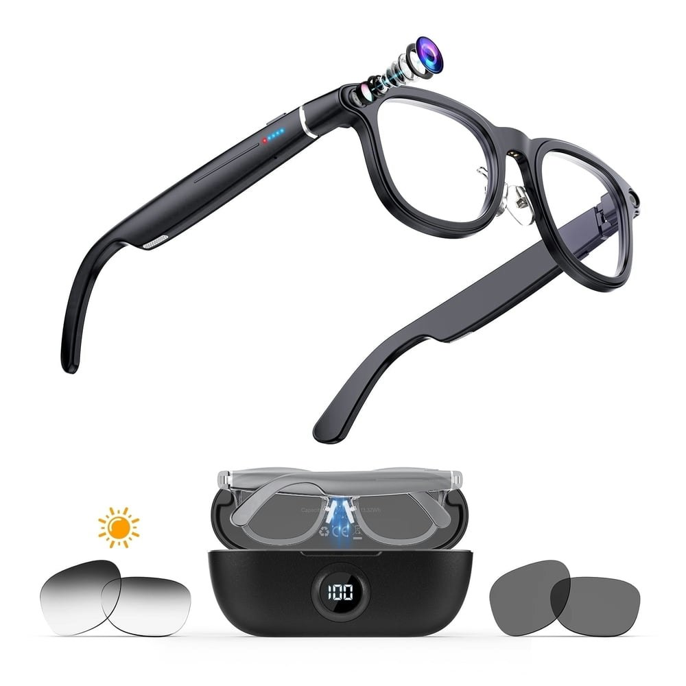 Geryst G1 8MP AI Smart Glasses: $129.97 Geryst G1 8MP AI Smart Glasses: $129.97