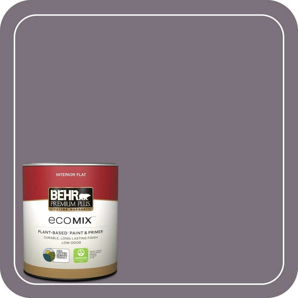 Plum Shadow Flat EcoMix Interior Paint and Primer 1-Quart: $19.48 Plum Shadow Flat EcoMix Interior Paint and Primer 1-Quart: $19.48
