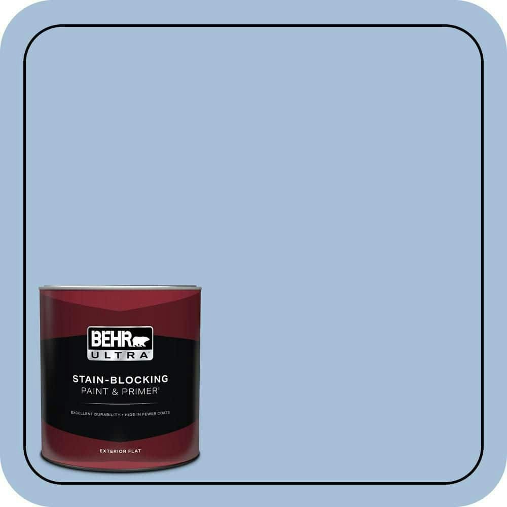 Skysail Blue Flat Exterior Paint & Primer 1-Quart: $28.98 Skysail Blue Flat Exterior Paint & Primer 1-Quart: $28.98