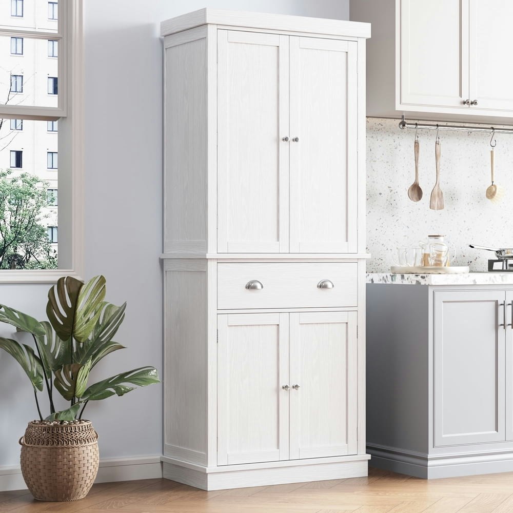 Homfa 72.4-Inch 4-Door Kitchen Pantry Cabinet: $199.99 Homfa 72.4-Inch 4-Door Kitchen Pantry Cabinet: $199.99