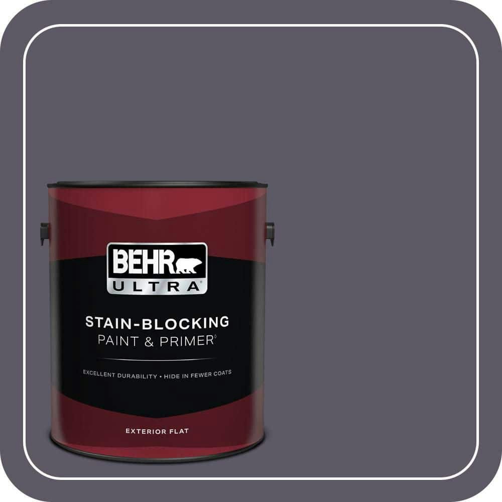Behr Plush Purple Flat Exterior Paint and Primer 1-Gallon: $57.98 Behr Plush Purple Flat Exterior Paint and Primer 1-Gallon: $57.98