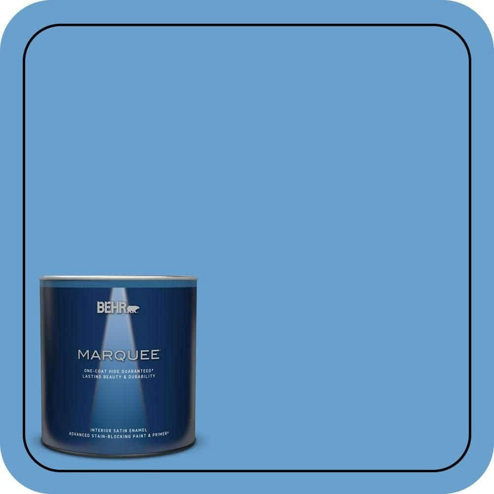 Cornflower Satin Interior Enamel Paint & Primer 1-Quart: $28.98 Cornflower Satin Interior Enamel Paint & Primer 1-Quart: $28.98