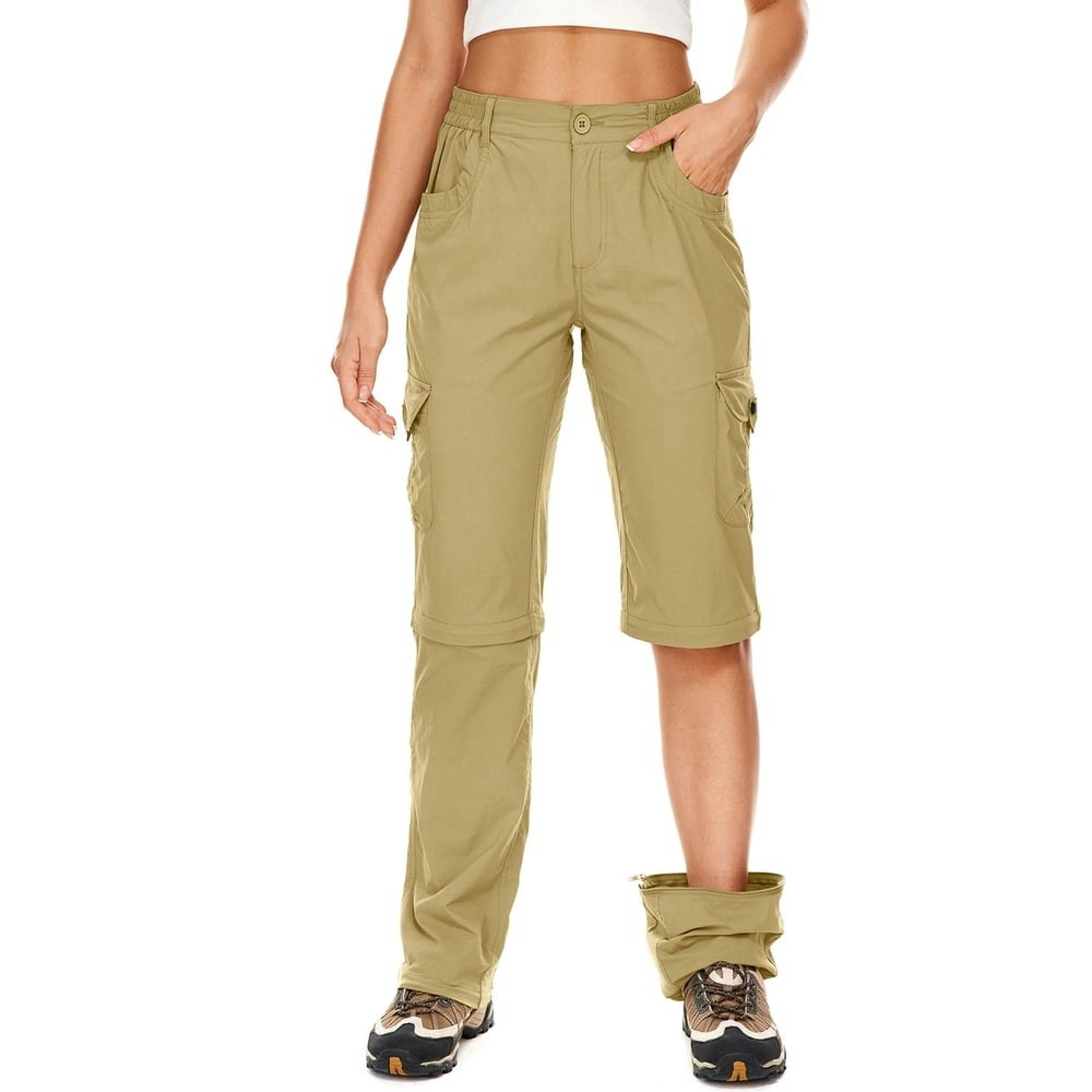 Poentab Women's Water-Resistant Cargo Hiking Pants: $27.88 Poentab Women's Water-Resistant Cargo Hiking Pants: $27.88