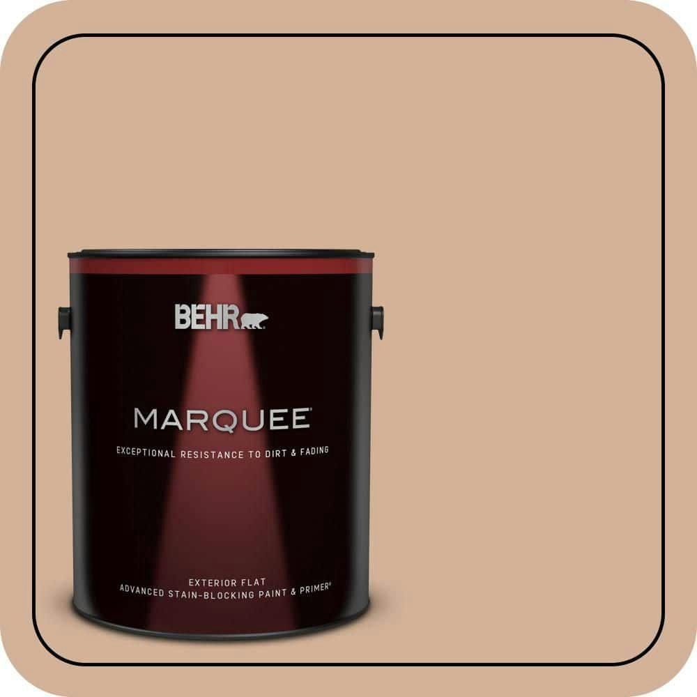 Behr Sweet Tea 1-Gallon Flat Exterior Paint and Primer: $67.98 Behr Sweet Tea 1-Gallon Flat Exterior Paint and Primer: $67.98