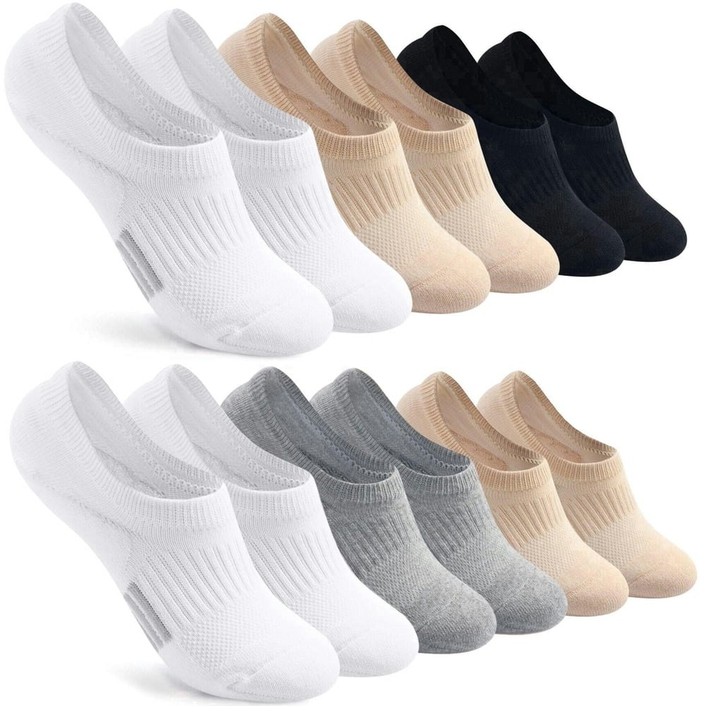 Yomym Women's No Show Athletic Socks 6-Pair Pack: $10.99 Yomym Women's No Show Athletic Socks 6-Pair Pack: $10.99