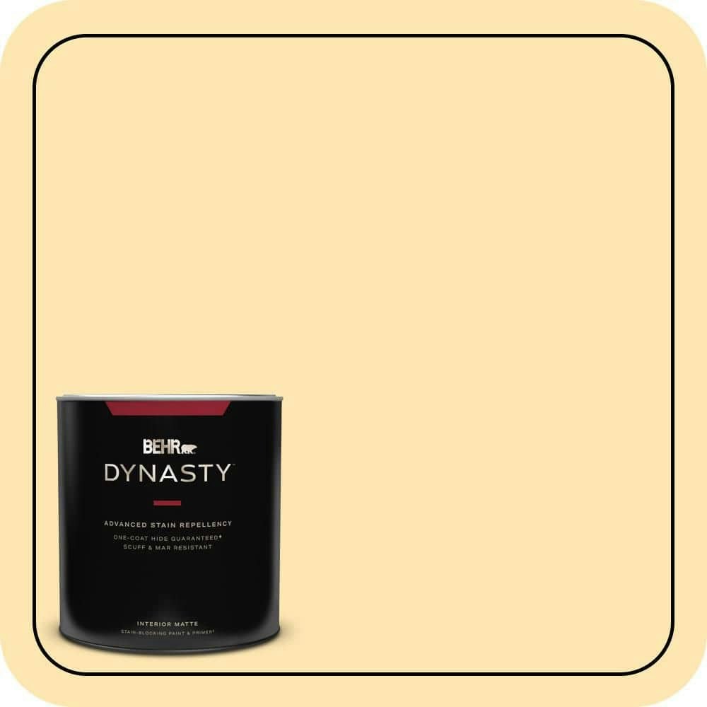 Behr Premium Plus Vanilla Ice Cream Matte Interior Stain-Blocking Paint and Primer 1-Quart: $31.98 Behr Premium Plus Vanilla Ice Cream Matte Interior Stain-Blocking Paint and Primer 1-Quart: $31.98