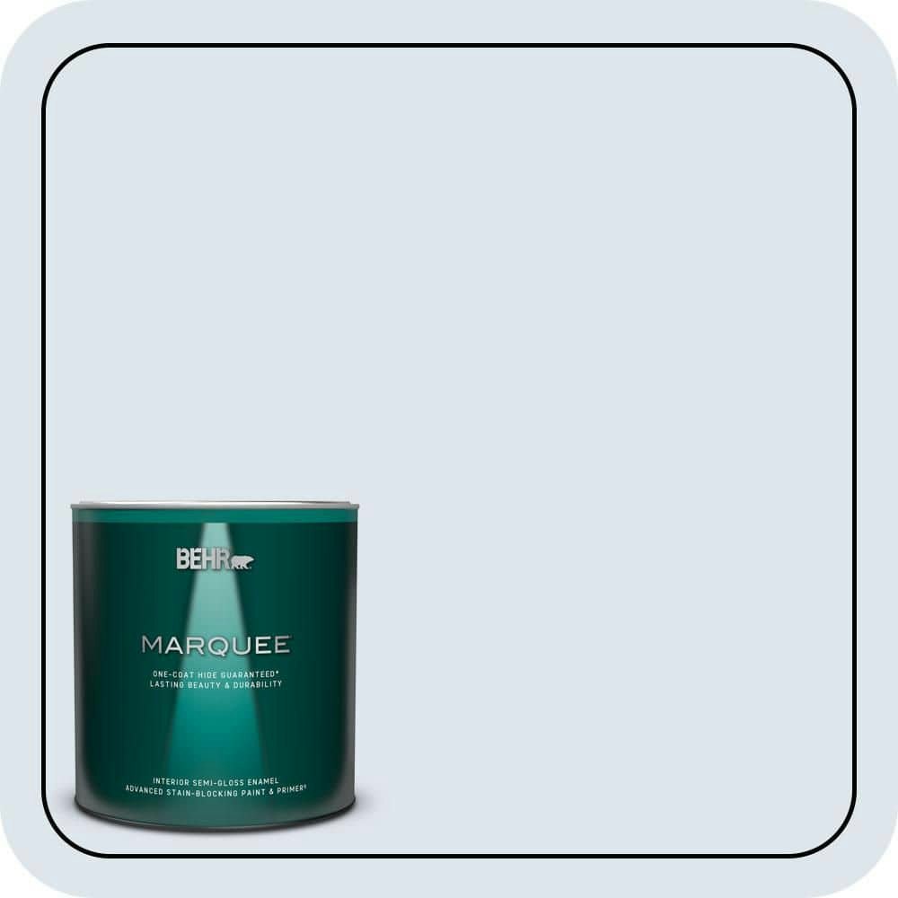 Behr 1-Quart Fog Semi-Gloss Interior Paint and Primer: $29.98 Behr 1-Quart Fog Semi-Gloss Interior Paint and Primer: $29.98
