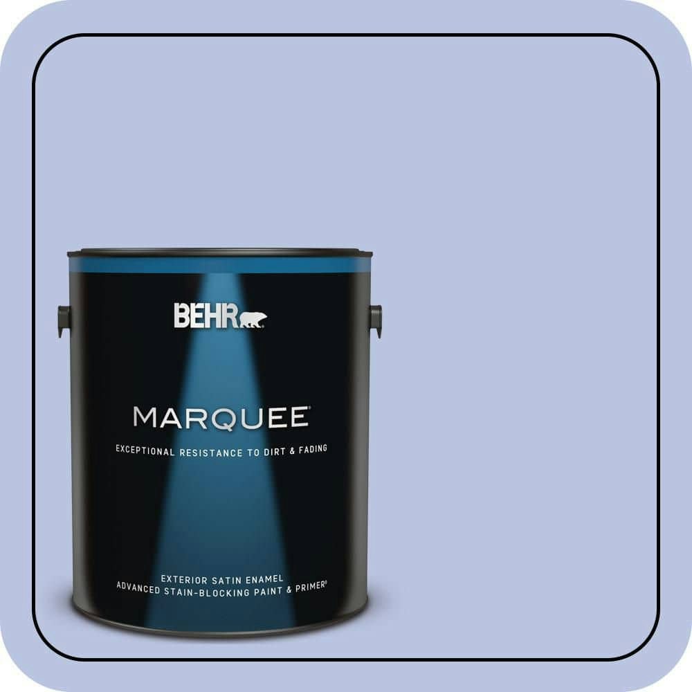Behr California Lilac Satin Enamel Exterior Paint and Primer 1-Gallon: $69.98 Behr California Lilac Satin Enamel Exterior Paint and Primer 1-Gallon: $69.98