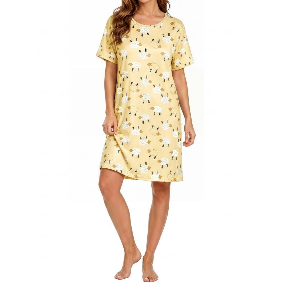 Dakimoe Women's Short Sleeve Nightgown: $9.99 Dakimoe Women's Short Sleeve Nightgown: $9.99