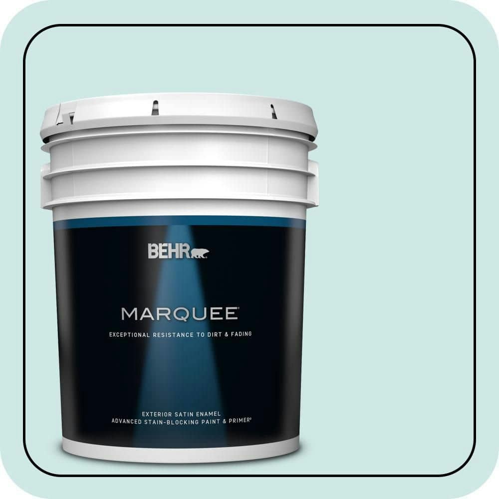 Home Decorators Collection Icicle Mint Satin Enamel Exterior Paint and Primer 5-Gallon: $325 Home Decorators Collection Icicle Mint Satin Enamel Exterior Paint and Primer 5-Gallon: $325