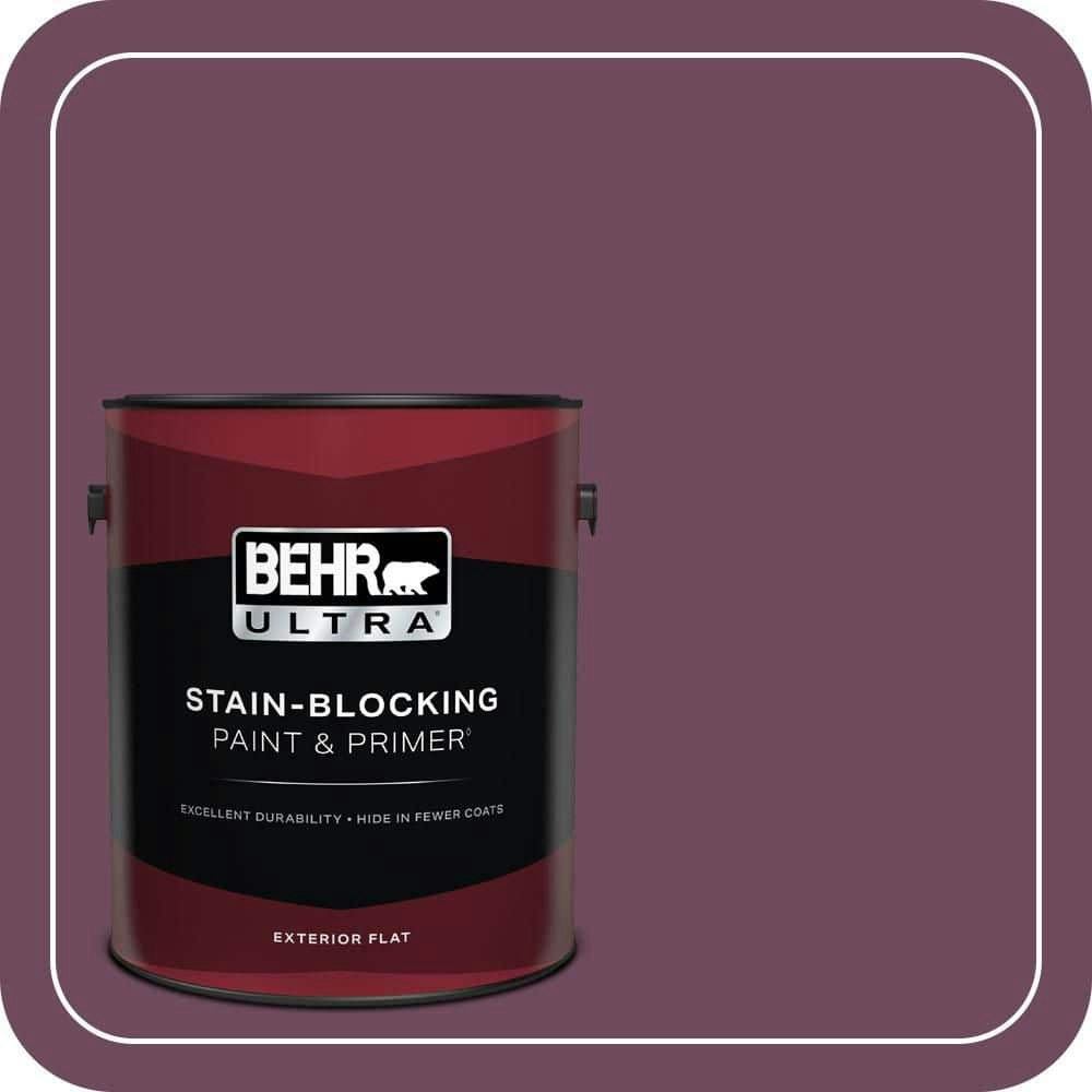 Behr Prussian Plum Flat Exterior Paint and Primer 1-Gallon: $57.98 Behr Prussian Plum Flat Exterior Paint and Primer 1-Gallon: $57.98