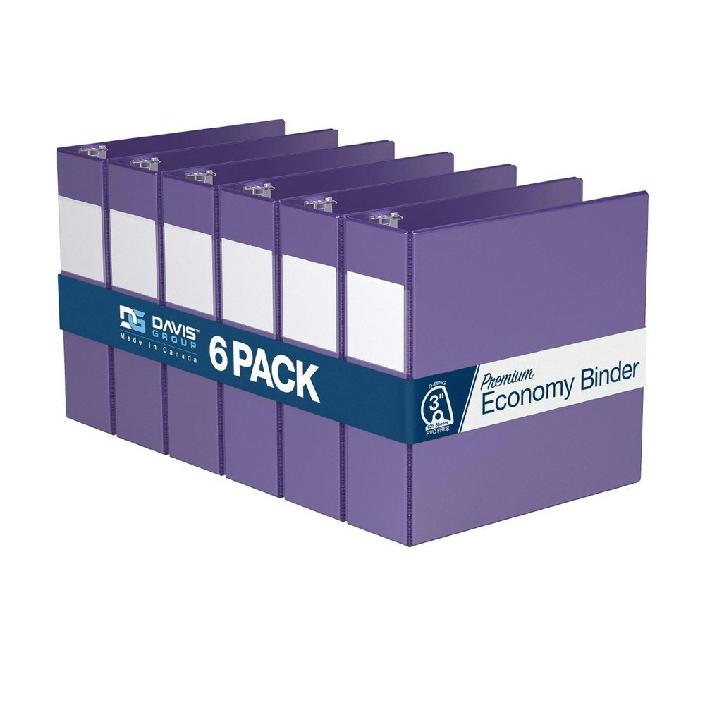 Davis Group 3-Inch Round Ring Binders 6-Pack: $52.99 Davis Group 3-Inch Round Ring Binders 6-Pack: $52.99