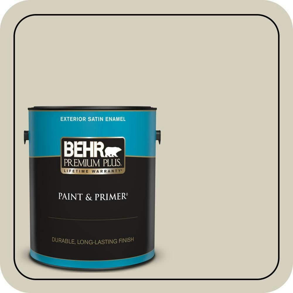 Aged Beige Satin Enamel Exterior Paint & Primer 1-Gallon: $49.98 Aged Beige Satin Enamel Exterior Paint & Primer 1-Gallon: $49.98
