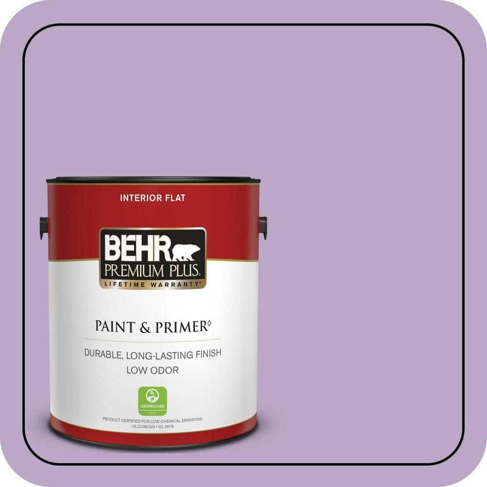 Behr 1-Gallon Cyber Grape Flat Interior Paint and Primer: $34.98 Behr 1-Gallon Cyber Grape Flat Interior Paint and Primer: $34.98