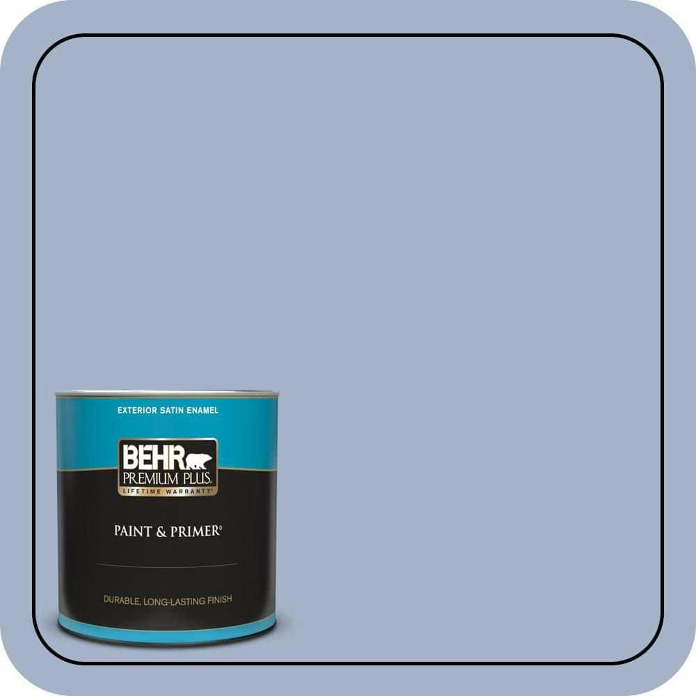 Ballroom Blue Satin Enamel Exterior Paint & Primer 1-Quart: $24.98 Ballroom Blue Satin Enamel Exterior Paint & Primer 1-Quart: $24.98