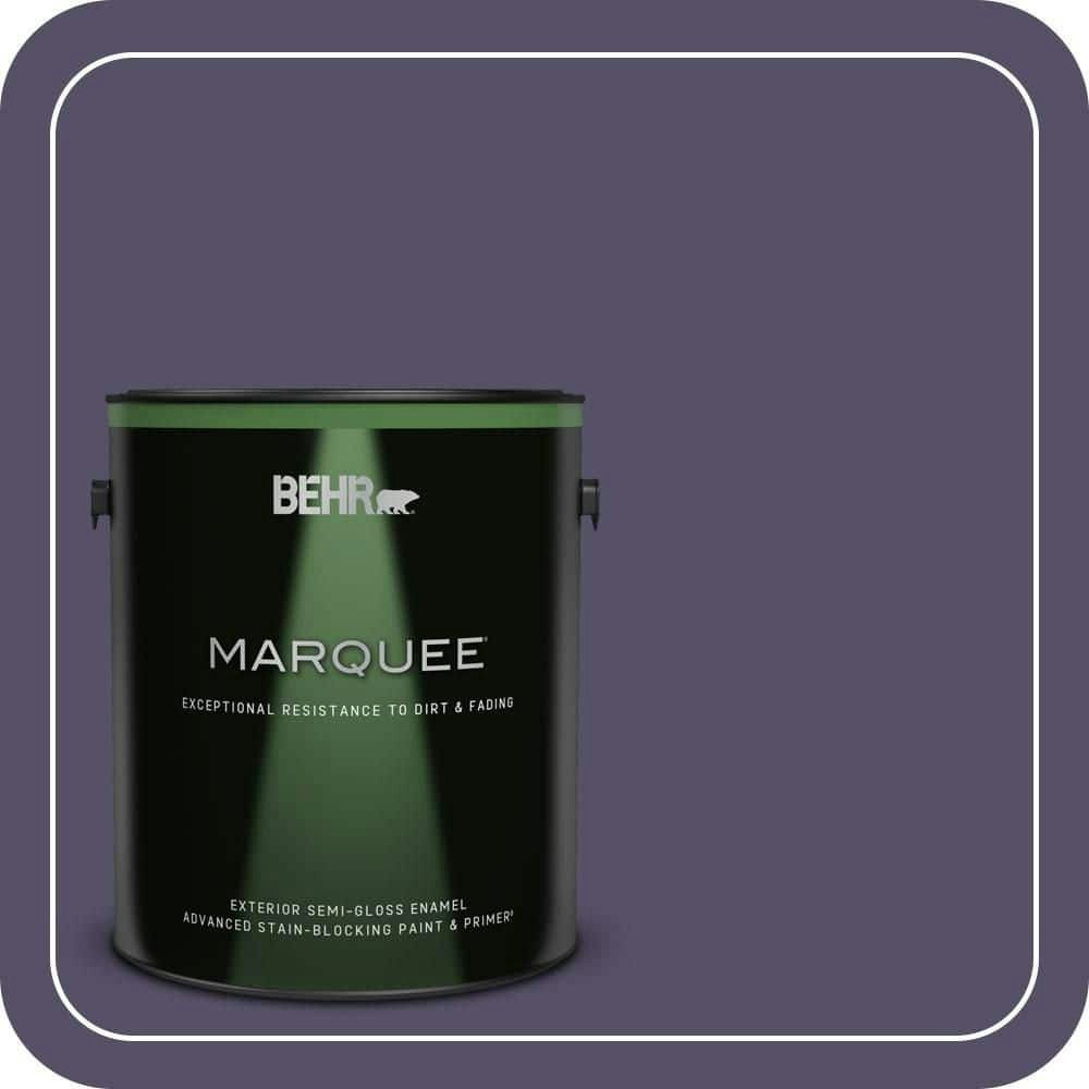 Behr Violet Eclipse Semi-Gloss Exterior Paint and Primer 1-Gallon: $71.98 Behr Violet Eclipse Semi-Gloss Exterior Paint and Primer 1-Gallon: $71.98
