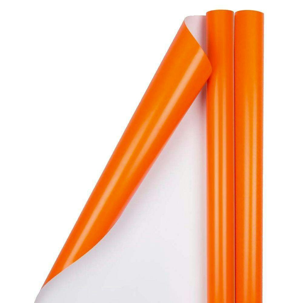 Jam Paper Orange Glossy Gift Wrapping Paper 2-Pack: $20.99 Jam Paper Orange Glossy Gift Wrapping Paper 2-Pack: $20.99