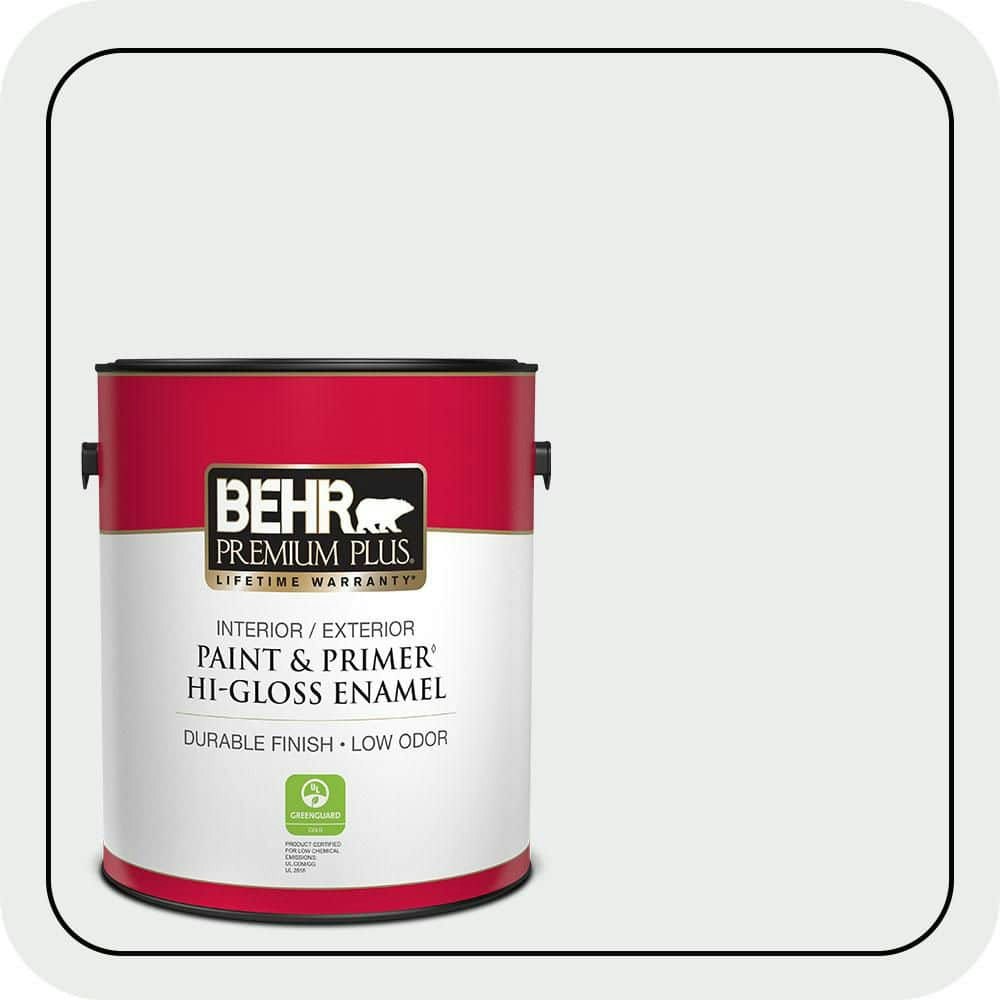 Vibrant White Hi-Gloss Interior/Exterior Paint & Primer 1-Gallon: $45.98 Vibrant White Hi-Gloss Interior/Exterior Paint & Primer 1-Gallon: $45.98