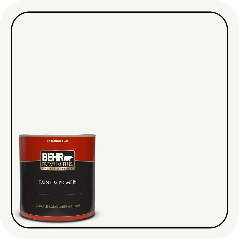 1-Quart Ultra Pure White Flat Exterior Paint and Primer: $23.98 1-Quart Ultra Pure White Flat Exterior Paint and Primer: $23.98