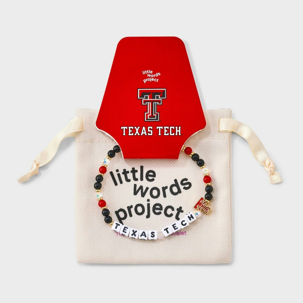 Little Words Project Texas Tech Beaded Bracelet: $30 Little Words Project Texas Tech Beaded Bracelet: $30