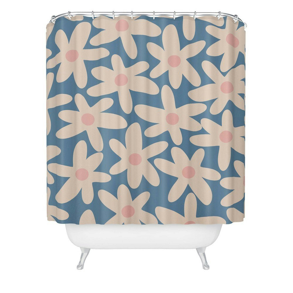 Deny Designs Daisy Time Retro Floral Shower Curtain: $89.99 Deny Designs Daisy Time Retro Floral Shower Curtain: $89.99