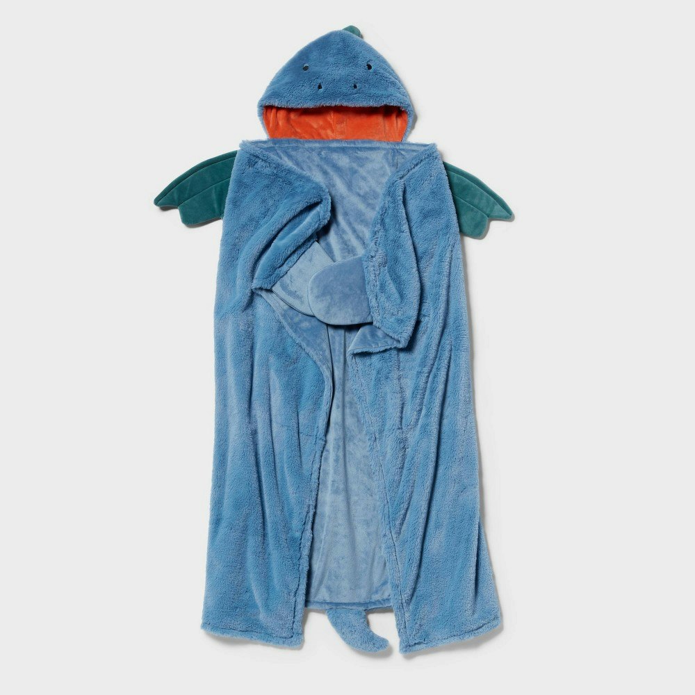 Pillowfort 40x50-inch Dragon Kids' Hooded Blanket: $22 Pillowfort 40x50-inch Dragon Kids' Hooded Blanket: $22