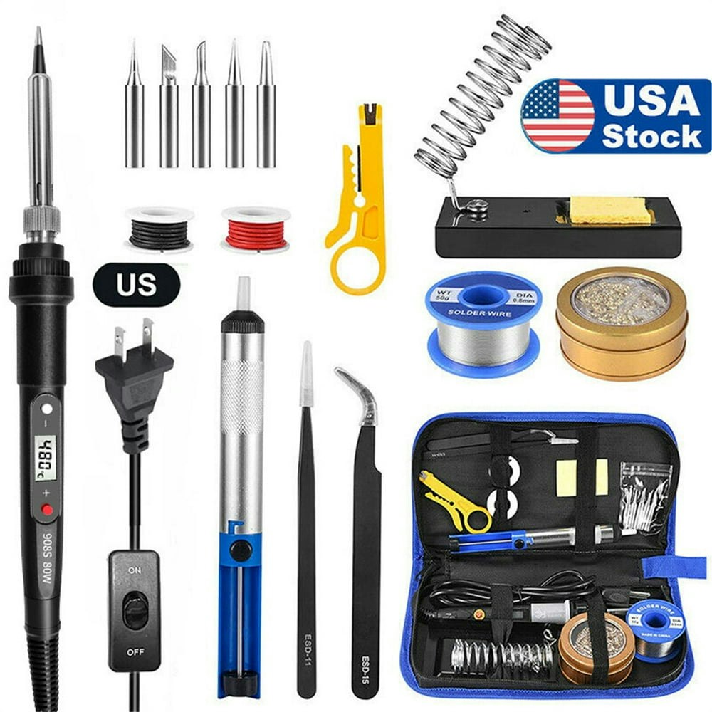 80W Electric Soldering Iron Kit: $19.99 80W Electric Soldering Iron Kit: $19.99