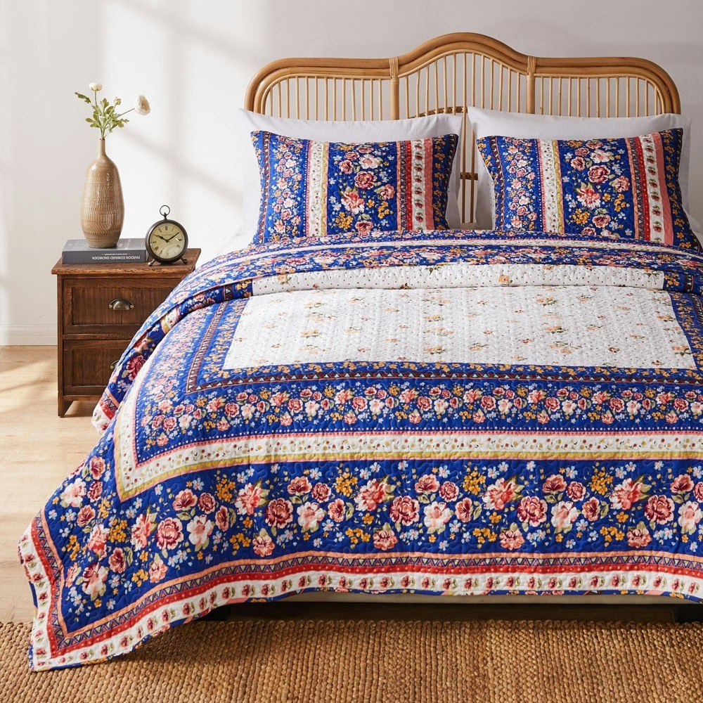 Greenland Home Fashions Marsha 3-Piece King Quilt Set: $184.99 Greenland Home Fashions Marsha 3-Piece King Quilt Set: $184.99