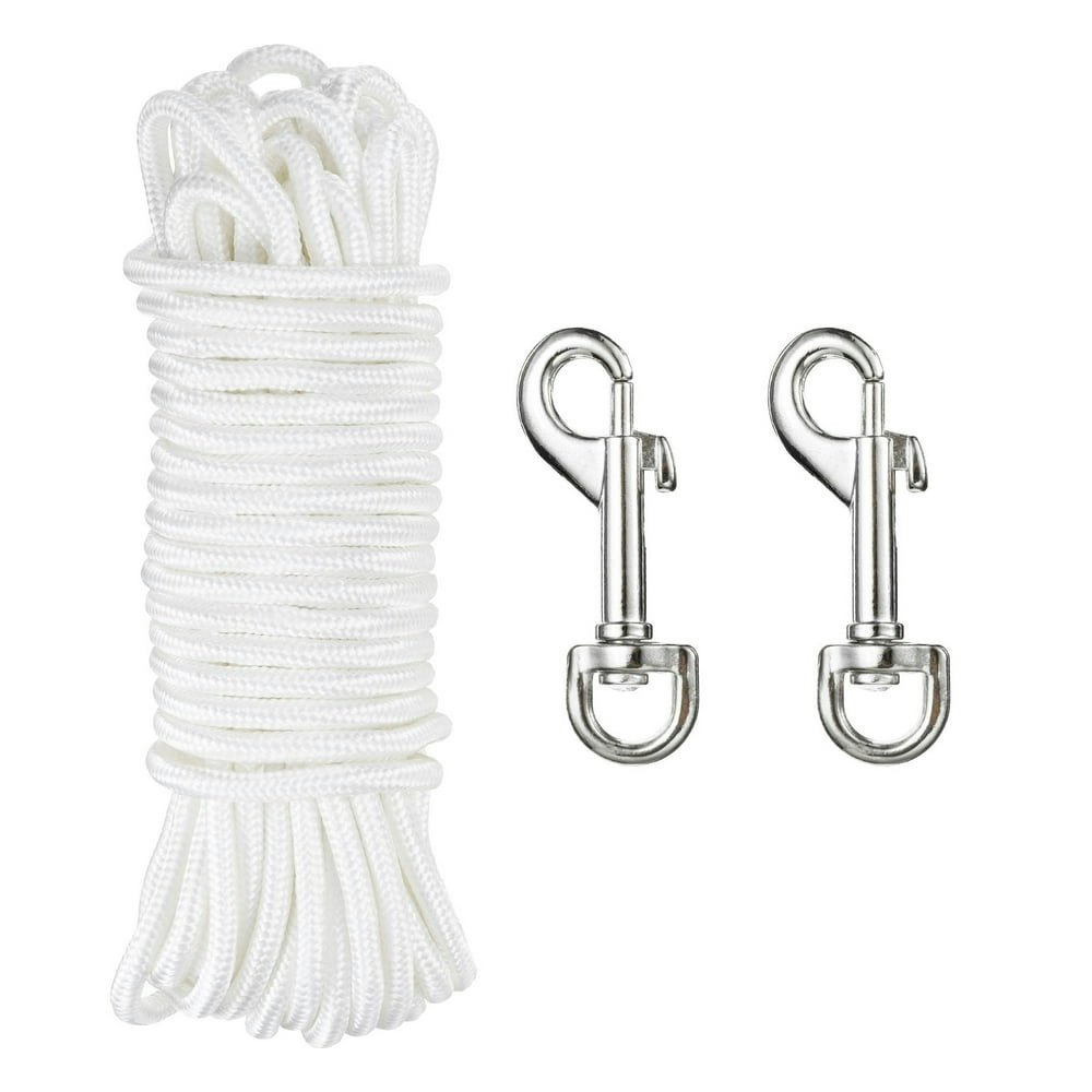 Uxcell 50-Foot 1/4-inch Nylon Flagpole Rope: $25.49 Uxcell 50-Foot 1/4-inch Nylon Flagpole Rope: $25.49