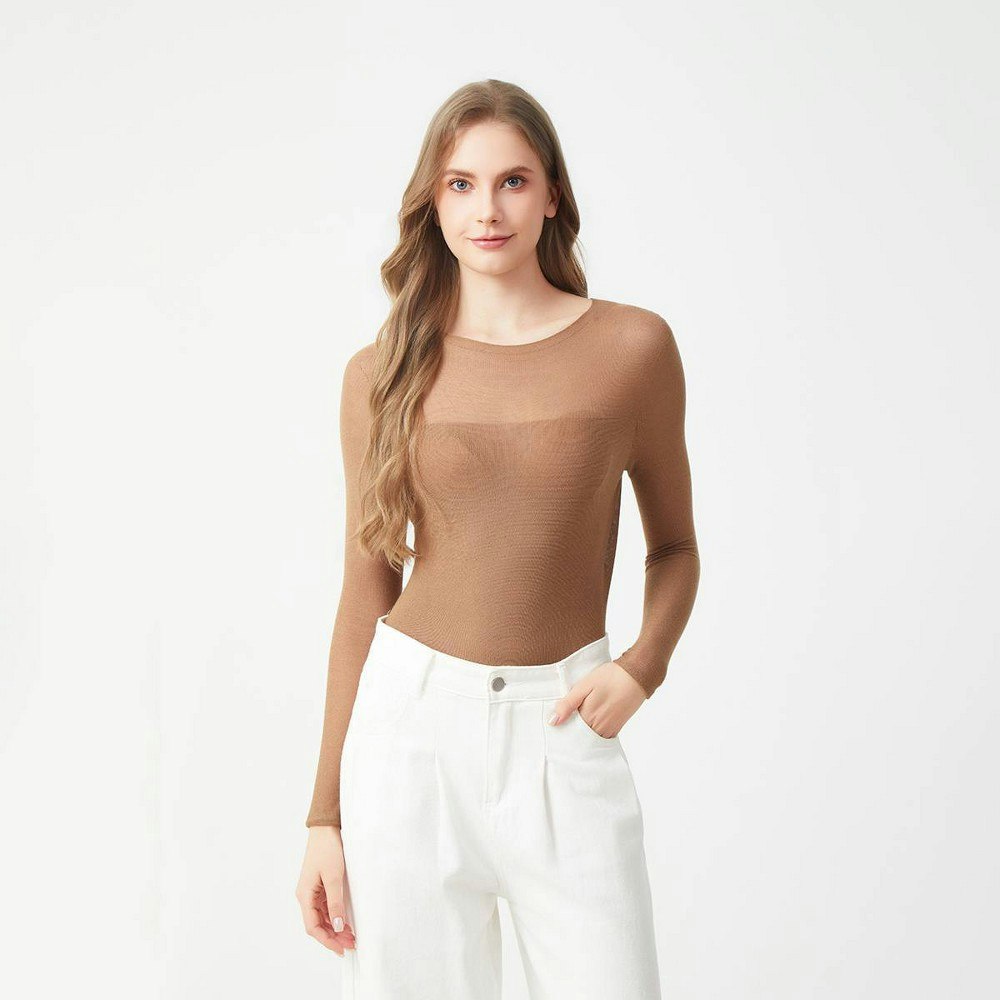 A New Day Women's Long Sleeve Seamless Sweater: $39 A New Day Women's Long Sleeve Seamless Sweater: $39
