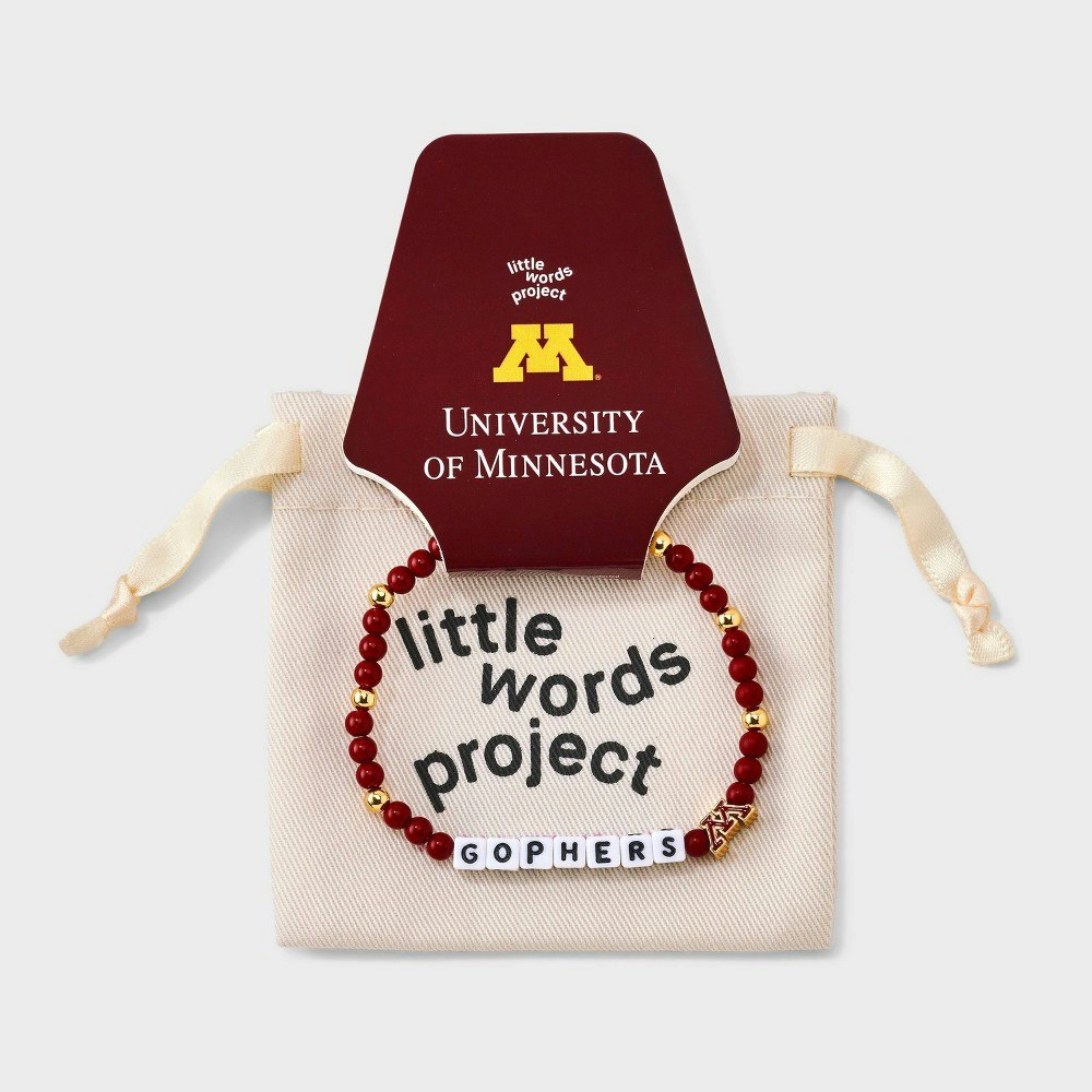 Little Words Project University of Minnesota Gophers Beaded Bracelet: $30 Little Words Project University of Minnesota Gophers Beaded Bracelet: $30