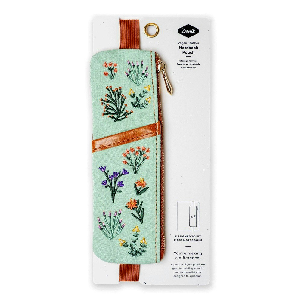 Denik Petite Blooms Embroidered Notebook Pouch: $9.99 Denik Petite Blooms Embroidered Notebook Pouch: $9.99