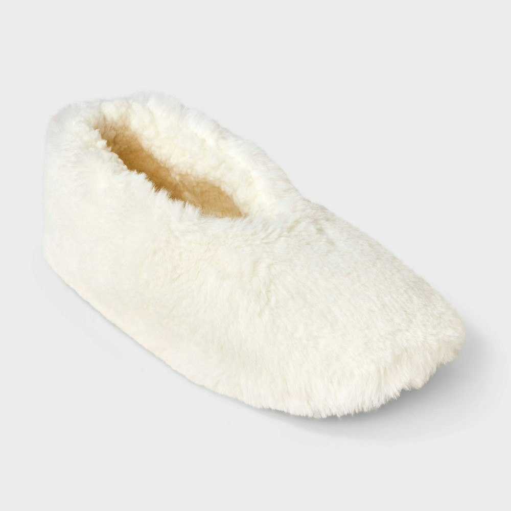 Auden Women's Plush Faux Fur Slipper Socks: $12 Auden Women's Plush Faux Fur Slipper Socks: $12
