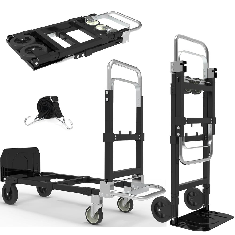3-in-1 580lb Folding Steel Hand Truck Dolly: $79.99 3-in-1 580lb Folding Steel Hand Truck Dolly: $79.99