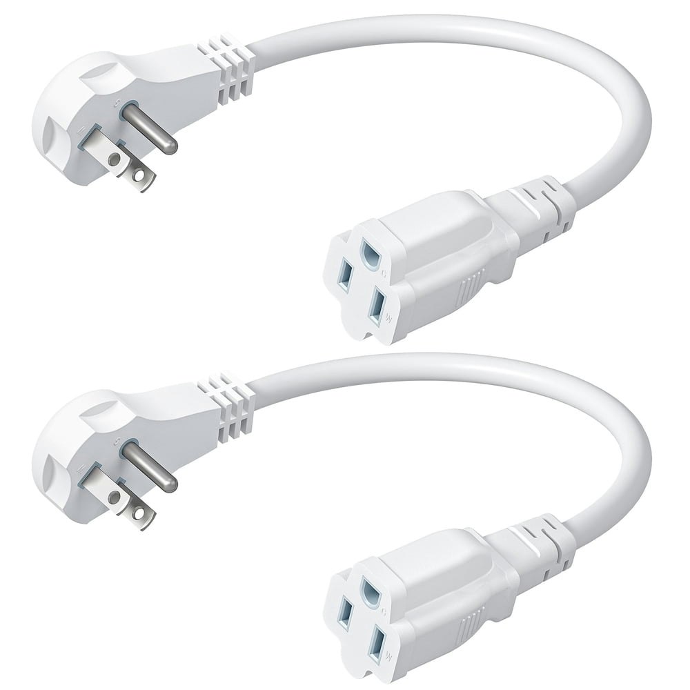 Dewenwils 1-Foot 14/3 Indoor Extension Cord 2-Pack: $11.99 Dewenwils 1-Foot 14/3 Indoor Extension Cord 2-Pack: $11.99
