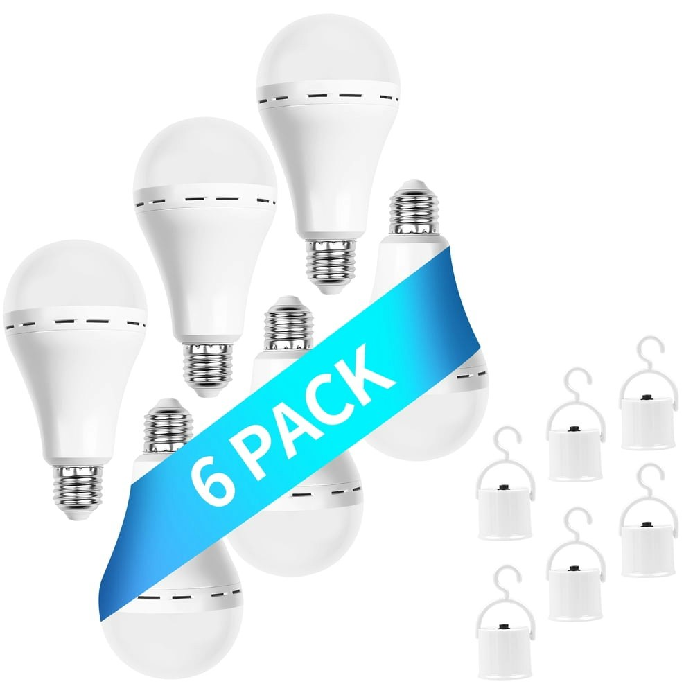 Rechargeable LED Light Bulb 6-Pack: $21.99 Rechargeable LED Light Bulb 6-Pack: $21.99