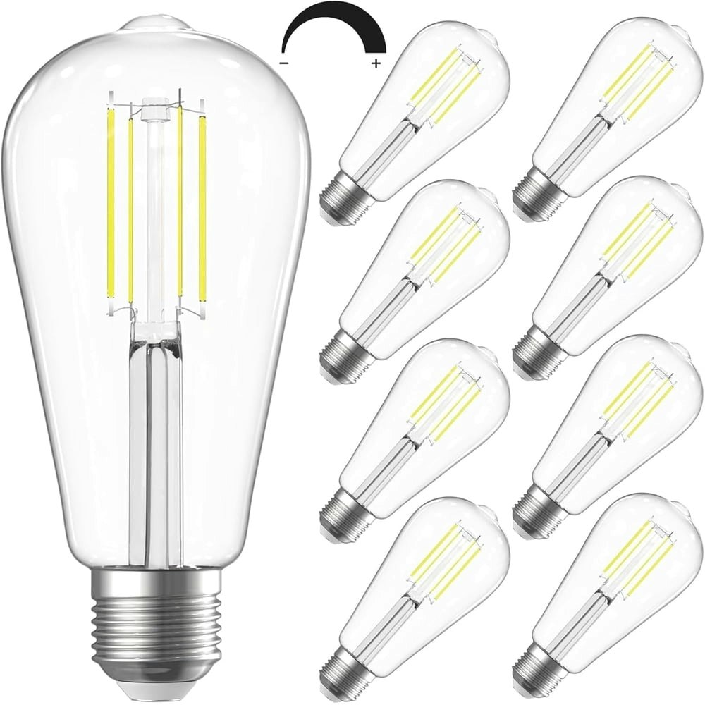 Shinestar Dimmable ST58 Edison LED Bulbs 8-Pack: $15.99 Shinestar Dimmable ST58 Edison LED Bulbs 8-Pack: $15.99