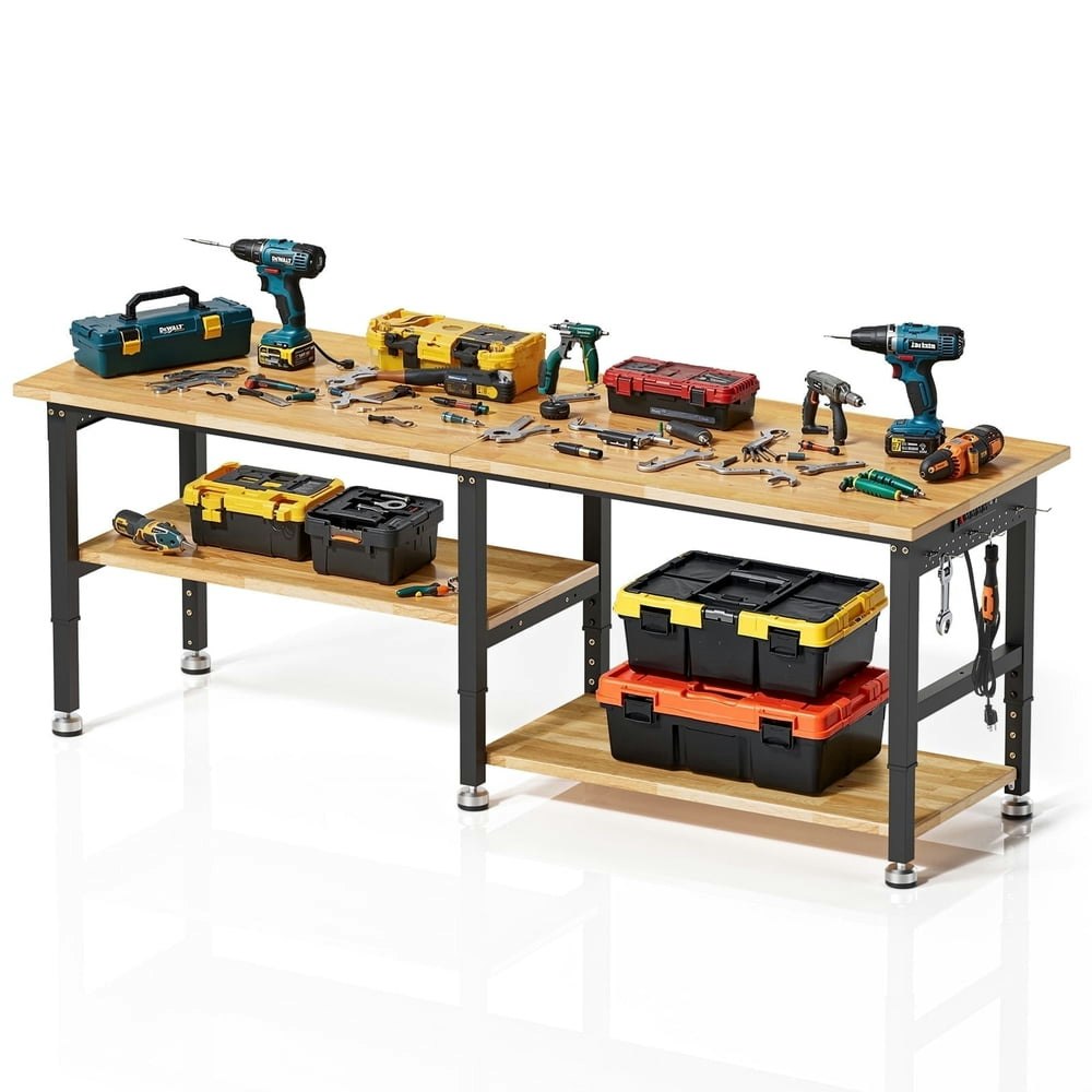 Muwood 96-inch Adjustable Height Workbench: $395.99 Muwood 96-inch Adjustable Height Workbench: $395.99