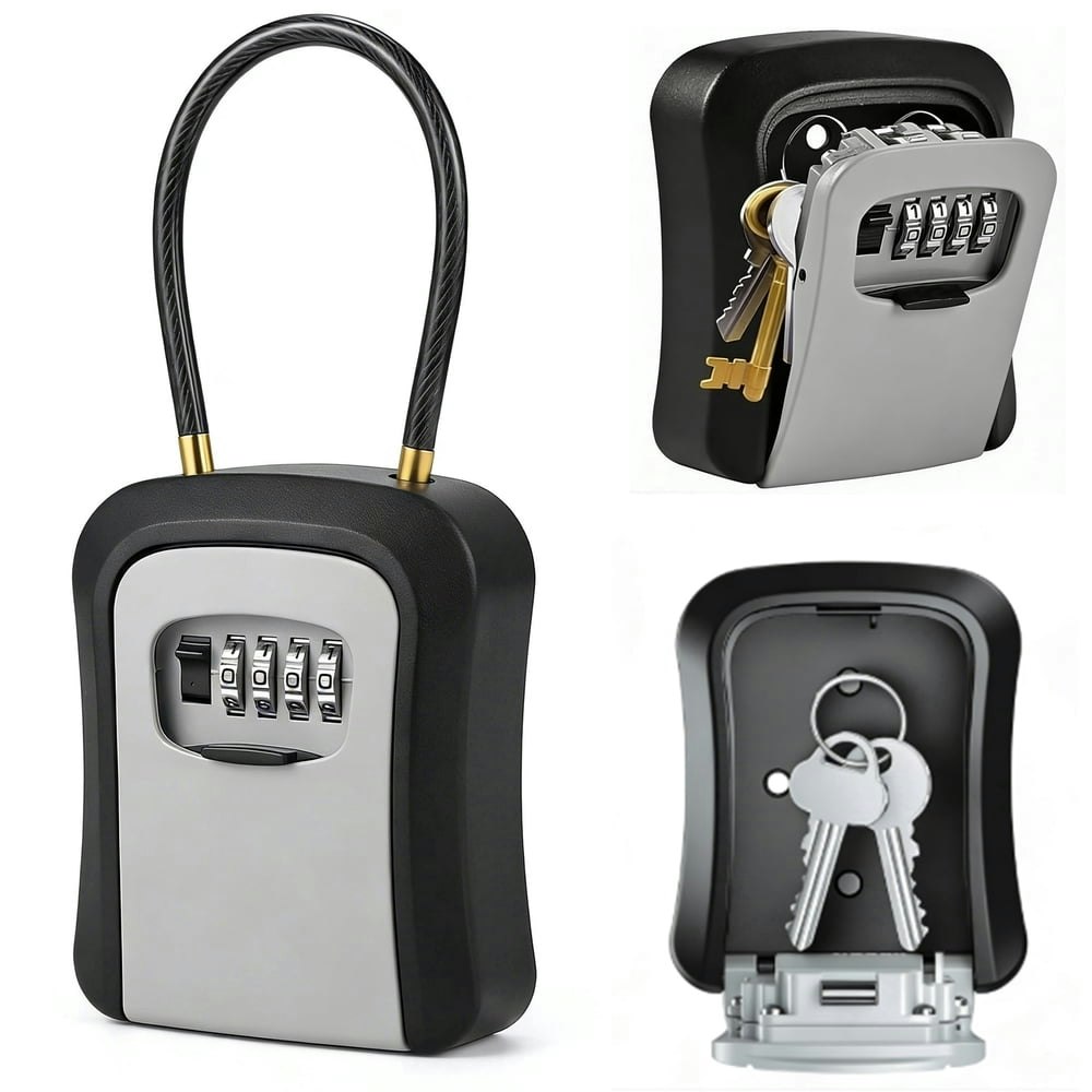 Portable Key Lock Box: $10.79 Portable Key Lock Box: $10.79