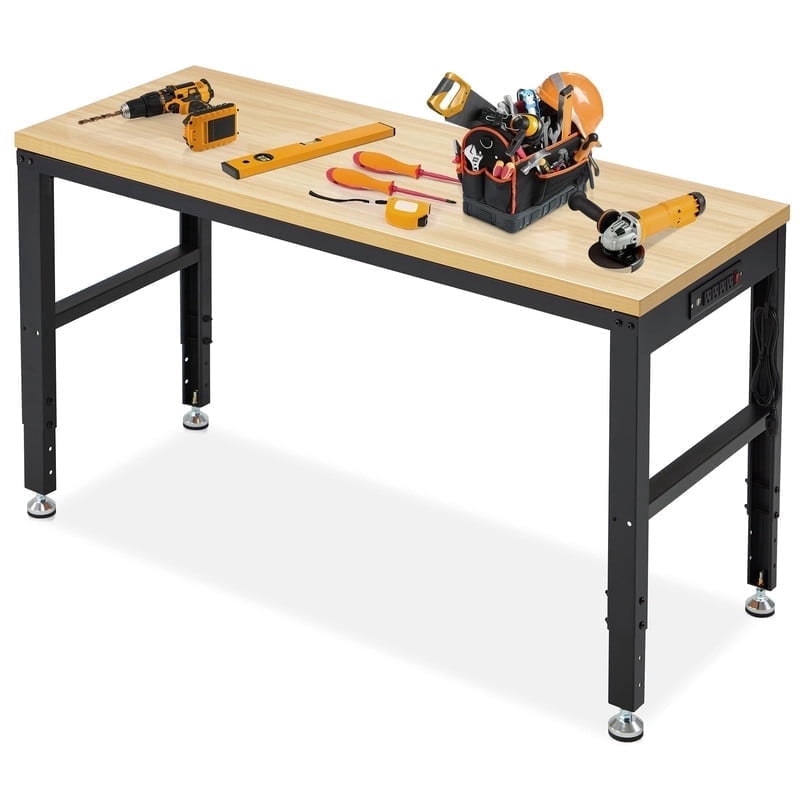 AHB 60-Inch Adjustable Wood Workbench: $149.99 AHB 60-Inch Adjustable Wood Workbench: $149.99