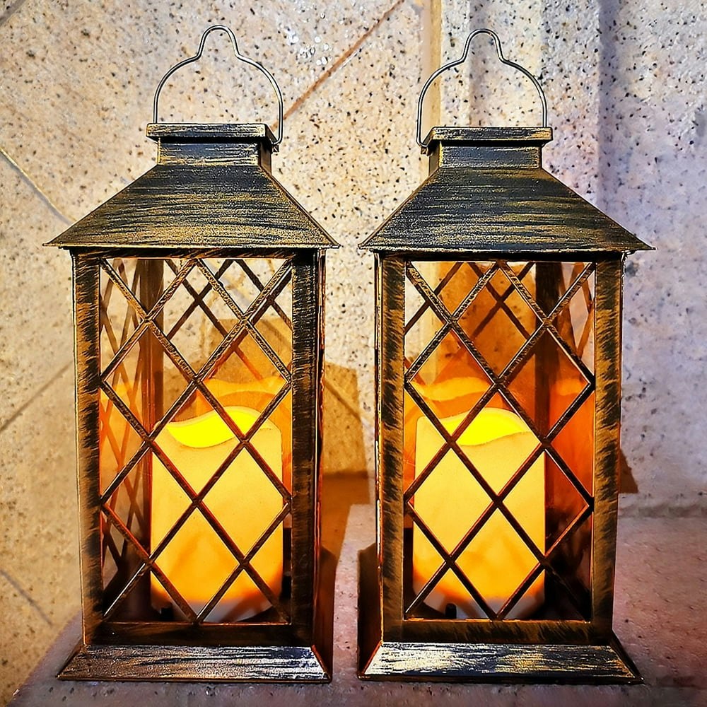 Gluaae 14-inch Solar Candle Lantern 2-Pack: $31.99 Gluaae 14-inch Solar Candle Lantern 2-Pack: $31.99