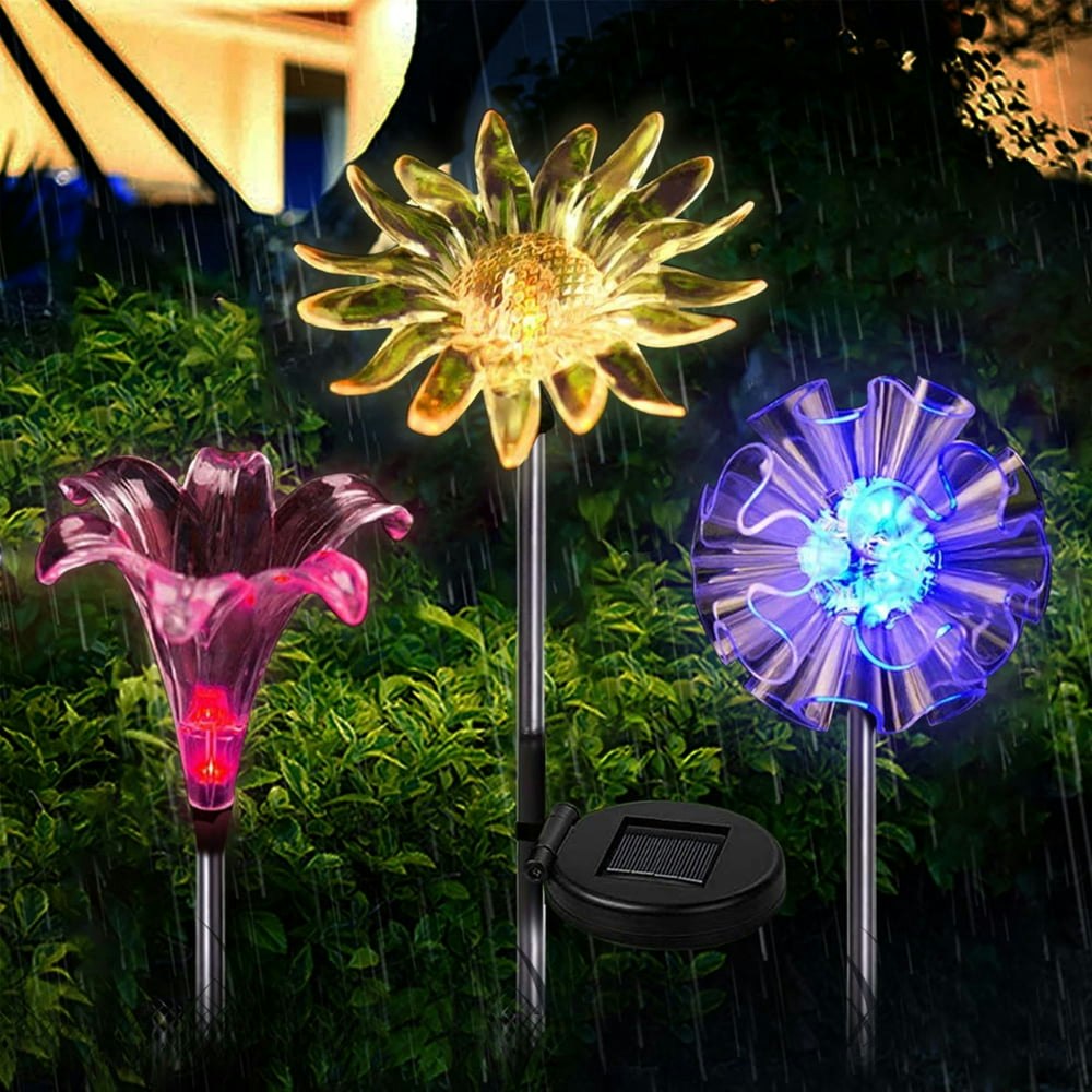 Qishi Solar LED Garden Stake Lights 3-Pack: $15.98 Qishi Solar LED Garden Stake Lights 3-Pack: $15.98