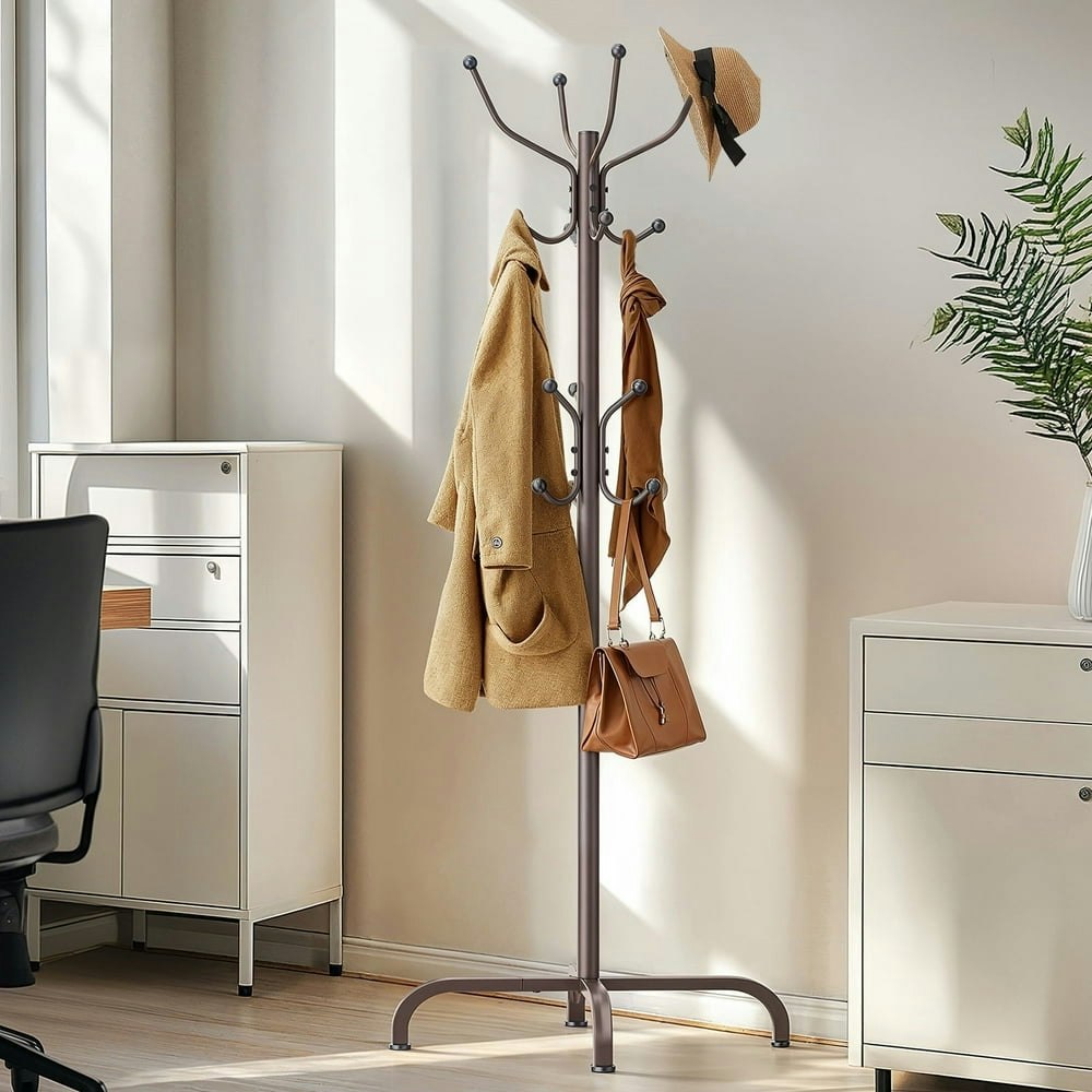 14-Hook Freestanding Metal Coat Rack: $26.99 14-Hook Freestanding Metal Coat Rack: $26.99