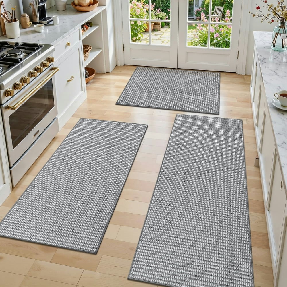 Findosom 3-Piece Kitchen Rug Set: $29.99 Findosom 3-Piece Kitchen Rug Set: $29.99